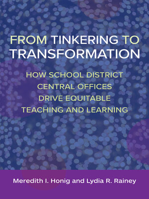 cover image of From Tinkering to Transformation